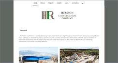 Desktop Screenshot of herisonconstruction.com